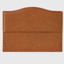 Ver imagem 2 de Cabeceira Lisa para Cama Box King 203cm Diesis Courino Caramelo - Sallar Home