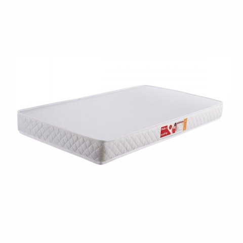 Colchão Berço Prorelax de Baby D18 70x130x07 Branco Liso 