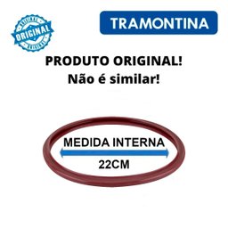 Borracha Anel Silicone 22cm Panela Pressão Solar Tramontina - 5