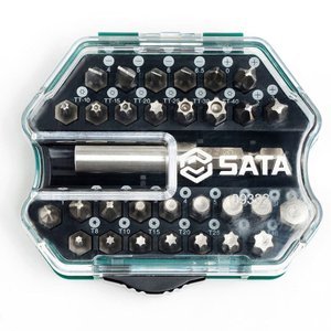 Jogo de Bits e Pontas 1/4" 31 Peças Sata ST09332SJ ST09332SJ