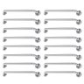 Alça de Apoio Inox Barra 80cm Kit 16 Unidades Cadeirante Idoso Deficiente Banheiro Box Corrimao Segu - 1
