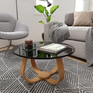 Mesa de Centro Redonda 60cm Rubi 