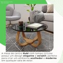 Ver imagem 5 de Mesa de Centro Redonda 100% MDF 60cm Rubi Preto
