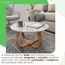 Ver imagem 5 de Mesa de Centro Redonda 100% MDF 60cm Rubi Branco