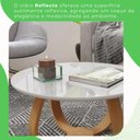 Ver imagem 4 de Mesa de Centro Redonda 100% MDF 60cm Rubi Branco