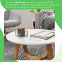 Ver imagem 4 de Mesa de Centro Redonda 100% MDF 60cm Rubi Branco