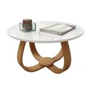 Ver imagem 2 de Mesa de Centro Redonda 100% MDF 60cm Rubi Branco