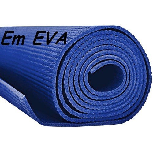 Tapete Colchonete Yoga Ginastica Pilates 170x60cm 5mm Cor:Azul - 1