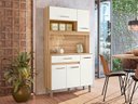 Ver imagem 1 de Kit de Cozinha 5 Portas Freijo/off White Cristal Magazin 90 Nicioli