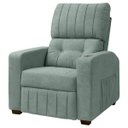 Ver imagem 1 de Poltrona do Papai Reclinável Real em Bouclê Cor:Boucle Verde Menta