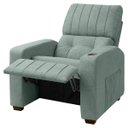 Ver imagem 4 de Poltrona do Papai Reclinável Real em Bouclê Cor:Boucle Verde Menta