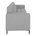 Ver imagem 3 de Sofá Living Decorativo Houston 2 Lugares 160cm Pés em Metal Veludo Cinza G33 - Gran Belo