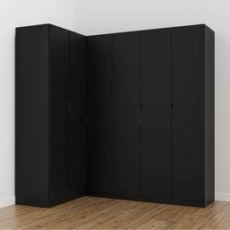 Guarda Roupa Modulado de Canto 6 Portas 3 Peças Hera Cabecasa Madeiramadeira - 2