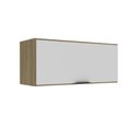 Ver imagem 1 de Armário Aéreo de Cozinha 70cm com 1 Porta Basculante 2511 Valencia Yescasa Branco/Mel