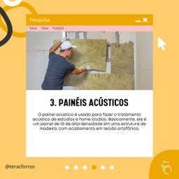 Painel Lã de Rocha Rockfibras Densidade 96kgs Esp. 50mm C/ 6 Peças - 2