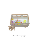 Ver imagem 5 de Baú Infantil Organizador em Mdf com Rodinhas | Porta Brinquedos e Livros | Design Combi