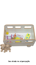 Ver imagem 5 de Baú Infantil Organizador em Mdf com Rodinhas | Porta Brinquedos e Livros | Design Combi