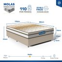 Ver imagem 7 de Cama Box com Colchão de Molas Ensacadas Double Face Pillow Euro Alfa Probel Casal 138cm