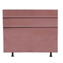 Ver imagem 2 de Cabeceira Estofada Argentina 140cm Casal para Cama Colchão Box Quarto Suede Rose Gold - Aurora Line