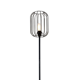 Luminária Abajur Coluna Vision Taschibra 1,45 Mt Preta E27 Bivolt - 3