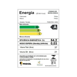 Micro-ondas de Embutir 37l Philco Limpa Fácil 1400w Pmb37eb 220v - 7