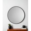 Ver imagem 5 de Espelho Grande Redondo Moldura Metal Decorativo 80x80cm Luxo