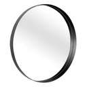 Ver imagem 3 de Espelho Grande Redondo Moldura Metal Decorativo 80x80cm Luxo