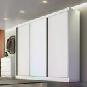 Ver imagem 3 de Guarda Roupa Sollo 3 Portas 6 Gavetas Cor:branco
