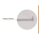 Ver imagem 6 de Guarda-Roupa Modulado Solteiro com Mesa de Cabeceira 7 Portas 3 Peças Hera CabeCasa MadeiraOriginals Branco/Algodão/Cromado