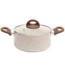 Ver imagem 3 de Jogo de Panelas Brinox Granada Vanilla com Indução 5 Peças