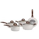 Ver imagem 1 de Jogo de Panelas Brinox Granada Vanilla com Indução 5 Peças