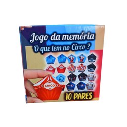 Jogo da Memória Coisas que Tem no Circo de 10 Pares - 4