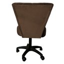 Ver imagem 4 de Poltrona Decorativa Royal Base Giratória Slk Decor Marrom