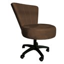Ver imagem 2 de Poltrona Decorativa Royal Base Giratória Slk Decor Marrom