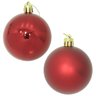 Kit 24 Bolas Árvore de Natal Decoração Maleta Vermelha 55mm - 3