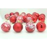 Kit 24 Bolas Árvore de Natal Decoração Maleta Vermelha 55mm - 2