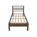 Ver imagem 6 de Cama de Solteiro para Colchão 88 X 188 Cm Multimóveis Cr35008 Nogal/branca