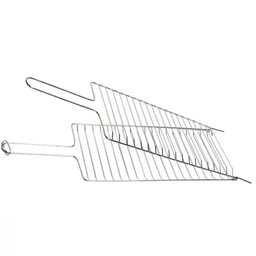 Grelha Dobrável Abaulada para Churrasqueira 18x60cm - 2