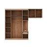 Guarda-Roupa Modulado Solteiro 7 Portas com Espelho e Mesa de Cabeceira Hera CabeCasa MadeiraMadeira - 8