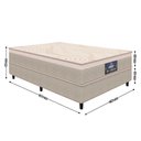 Ver imagem 6 de Cama Box Casal Gazin Los Angeles Plus Molas Ensacadas Soft Pillow 138x188x66cm