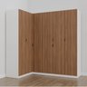 Guarda Roupa Modulado de Canto 6 Portas 3 Peças Hera CabeCasa MadeiraOriginals - 2