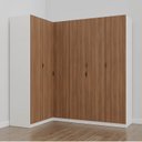 Ver imagem 1 de Guarda Roupa Modulado de Canto 6 Portas 3 Peças Hera CabeCasa MadeiraOriginals