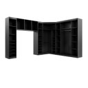 Ver mais imagens de Guarda Roupa Modulado Casal de Canto 11 Portas 5 Peças Hera CabeCasa MadeiraOriginals