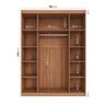 Guarda Roupa Modulado Casal de Canto 11 Portas 5 Peças Hera CabeCasa MadeiraMadeira - 9
