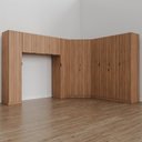 Ver imagem 2 de Guarda Roupa Modulado Casal de Canto 11 Portas 5 Peças Hera CabeCasa MadeiraOriginals