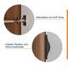 Guarda Roupa Modulado Casal de Canto 11 Portas 5 Peças Hera CabeCasa MadeiraOriginals - 4