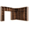 Guarda Roupa Modulado Casal de Canto 11 Portas 5 Peças Hera CabeCasa MadeiraOriginals - 8