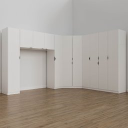 Guarda Roupa Modulado Casal de Canto 11 Portas 5 Peças Hera CabeCasa MadeiraMadeira - 2