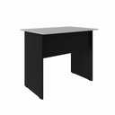 Ver imagem 3 de Mesa Retangular New City Pé Painel 90 cm Cinza Cristal/Preto Gebb Work