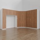 Ver imagem 1 de Guarda Roupa Planejado Casal de Canto 11 Portas 5 Peças Hera CabeCasa MadeiraOriginals Branco/Algodão/Louro/Cromado